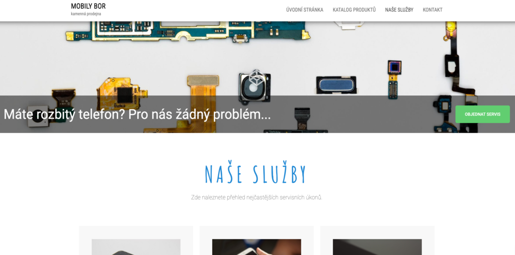 Naše služby – MOBILY BOR